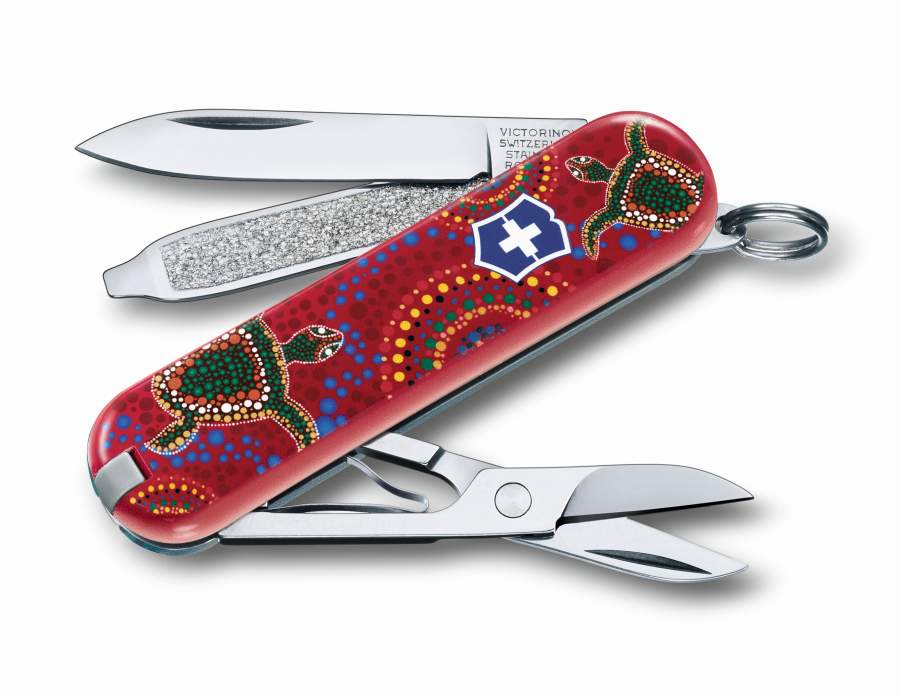 Victorinox-cuchillo de bolsillo táctico para supervivencia, navaja pequeña  de lujo especial con lima de uñas